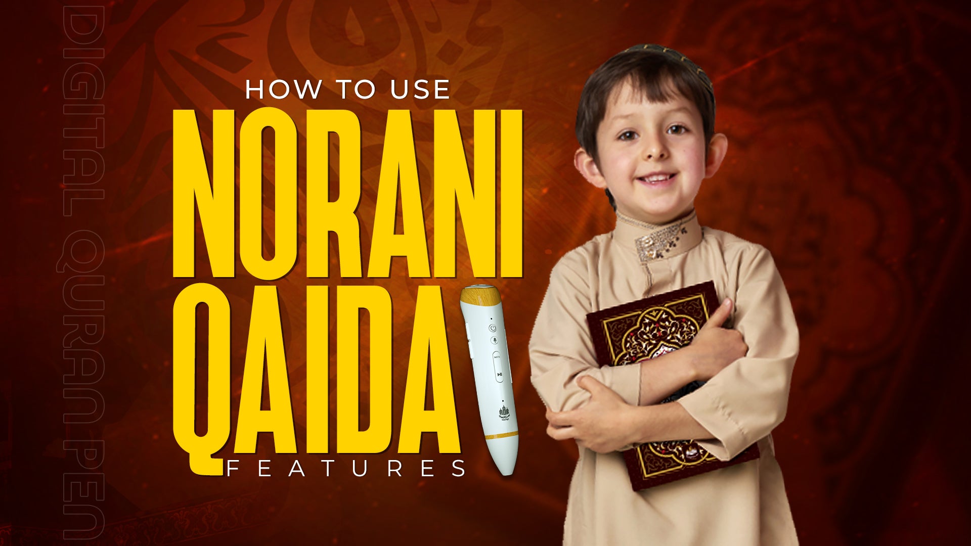 Load video: Learn Quran Easily with the Digital Noorani Qaida | Ahsan ul Kalam Digital Pen Quran